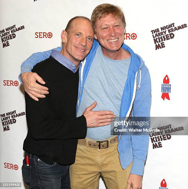 David Drake, Robert LaFosse attending the Meet & Greet the cast of the Broadway Cares/Equity Fights Aids 20th Anniversary Benefit Performance of 'The...