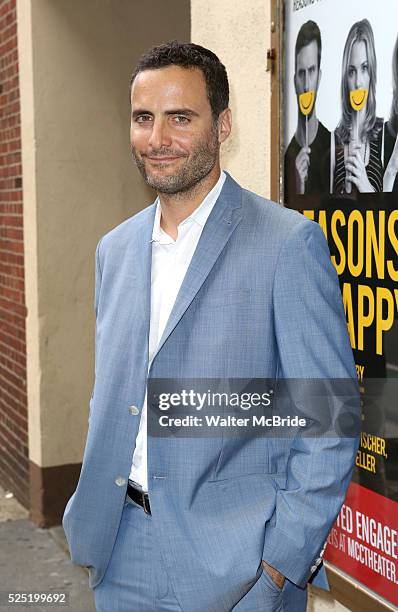Dominic Fumusa attending the Opening Night Performance of the MCC Theater's Production of 'Reasons To Be Happy' at the Lucille Lortel Theatre in New...
