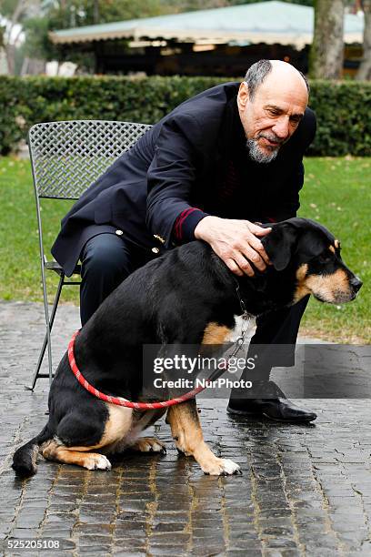 Actor F Murray Abraham attends"'Il Mistero Di Dante" photocall in Rome - Villa Borghese