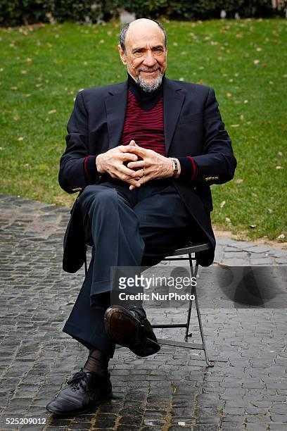Actor F Murray Abraham attends"'Il Mistero Di Dante" photocall in Rome - Villa Borghese