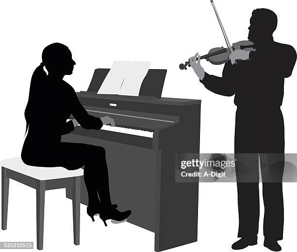 soloviolin - violin stock illustrations
