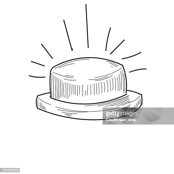 push button - game show buzzer stock illustrations