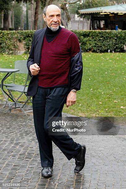 Actor F Murray Abraham attends"'Il Mistero Di Dante" photocall in Rome - Villa Borghese