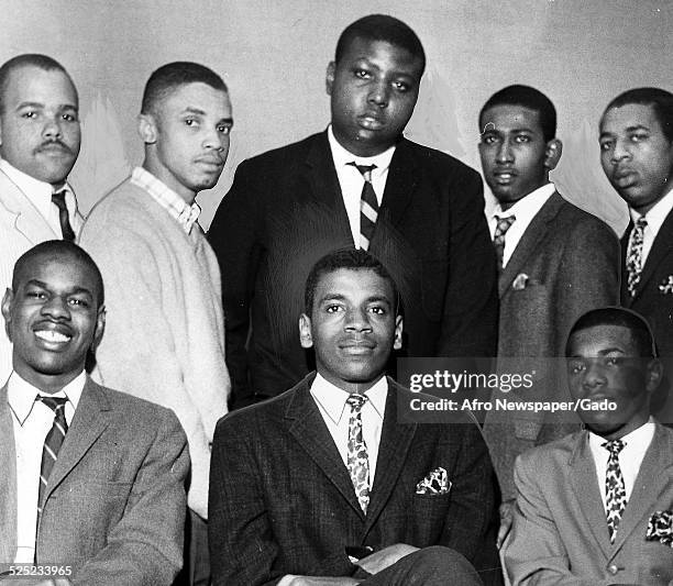 Members of the Kappa Alpha Psi fraternity, 1980.