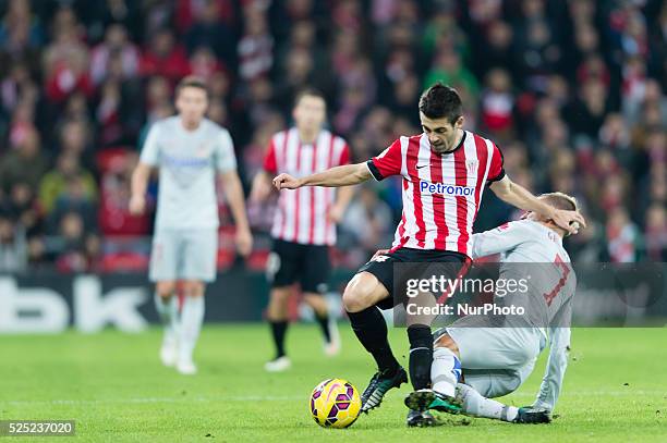Markel Susaeta in the match between Athletic Bilbao and Athletico Madrid, for Week 16 of the spanish Liga BBVA played at the San Mames, December 21,...