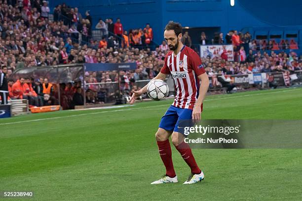 Juan francisco of Atletico de Madrid during the UEFA Champions League semi final first leg match between Club Atletico de Madrid and FC Bayern Munich...