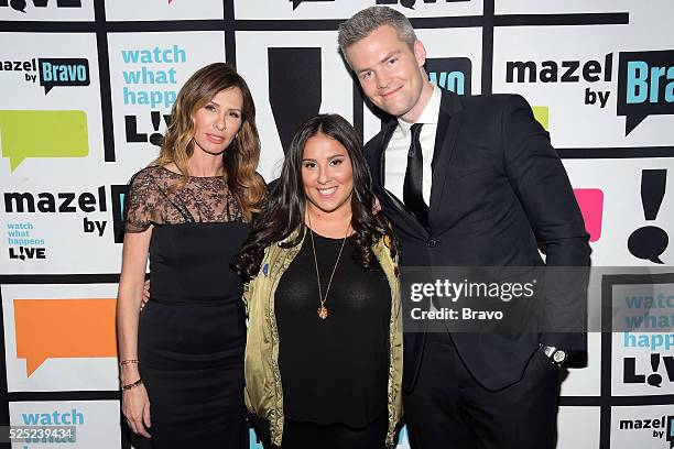 Pictured : Carole Radziwill, Claudia Oshry and Ryan Serhant --