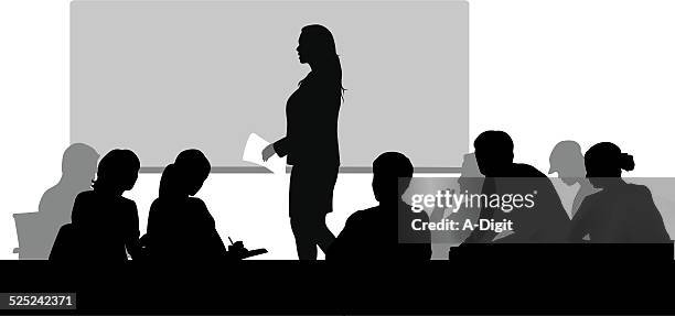 teachingposition - lecture hall stock illustrations