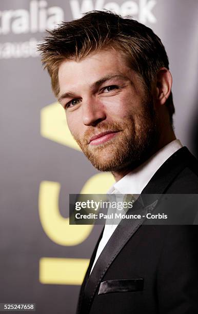 Liam McIntyre arrives on the red carpet at the 9th Annual G'Day USA Black Tie Gala.