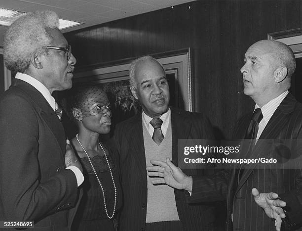 African-American actress Cicely Tyson, former National Association for the Advancement of Colored People leader Roy Wilkins, Robert D Wood and Bayard...