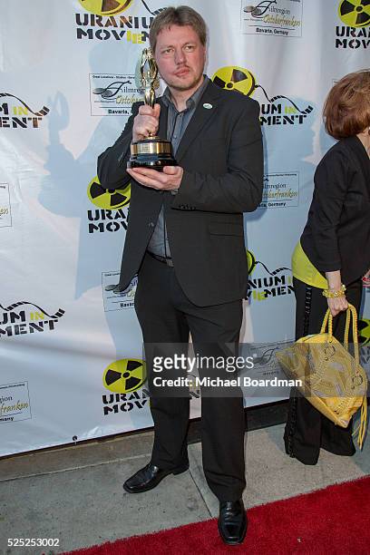 Director Michael von Hohenberg attends "The Man Who Saved The World" premiere during the Atomic Age Cinema Fest at Raleigh Studios on April 27, 2016...