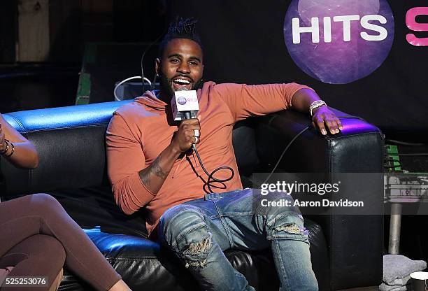 Jason DeRulo onstage during 97.3 Hits Session at Revolution on April 27, 2016 in Fort Lauderdale, Florida.