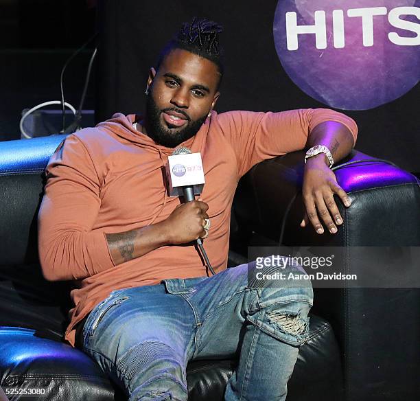 Jason DeRulo onstage during 97.3 Hits Session at Revolution on April 27, 2016 in Fort Lauderdale, Florida.