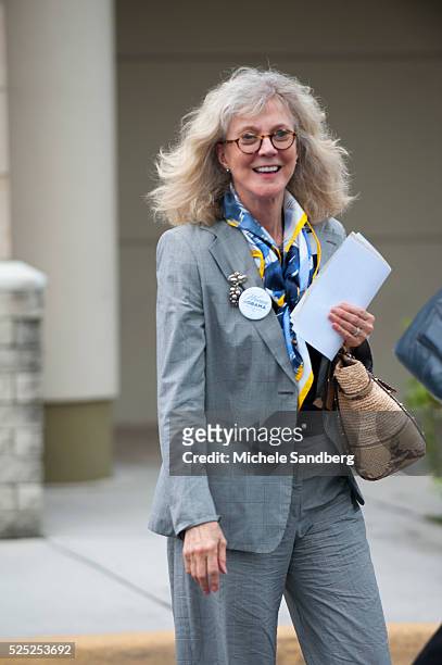 September 21, 2012 Actress Blythe Danner And OFA-Florida Host Medicare Town Hall With Florida Seniors. Danner is the mother of actress Gwyneth...