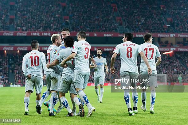 Xxx in the match between Athletic Bilbao and Athletico Madrid, for Week 16 of the spanish Liga BBVA played at the San Mames, December 21, 2014....