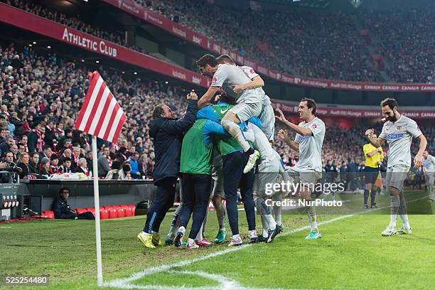 Xxx in the match between Athletic Bilbao and Athletico Madrid, for Week 16 of the spanish Liga BBVA played at the San Mames, December 21, 2014....