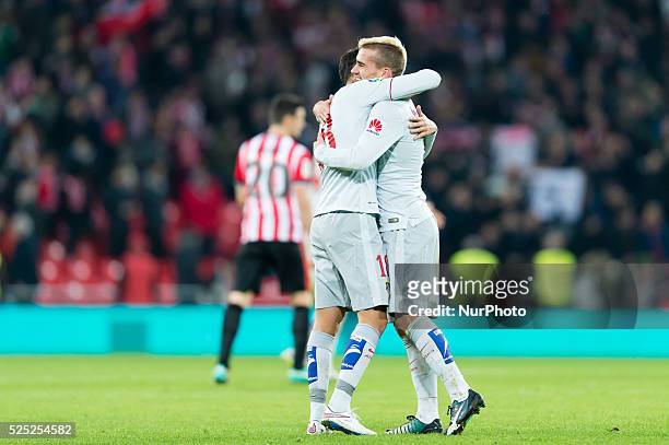 Griezmann in the match between Athletic Bilbao and Athletico Madrid, for Week 16 of the spanish Liga BBVA played at the San Mames, December 21, 2014....
