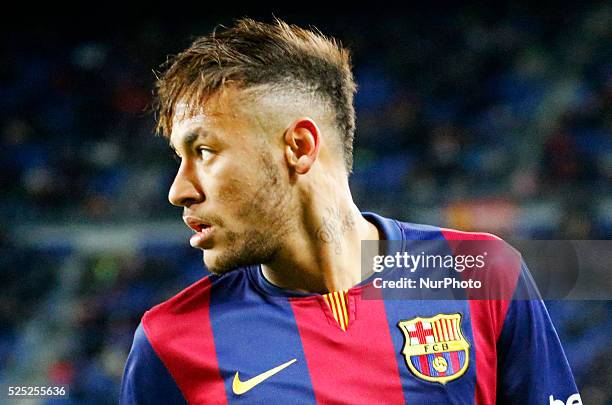 Febrero- SPAIN: Neymar Jr. In the match beetween FC Barcelona and Vllarreal, fot the week 21 of the sanish league, played at the Camp Nou, february...