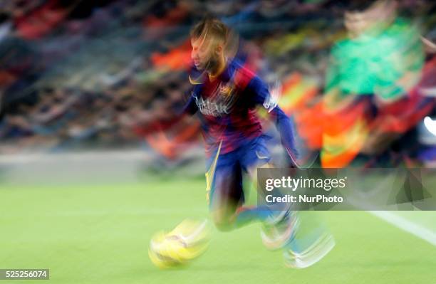 Febrero- SPAIN: Neymar Jr. In the match beetween FC Barcelona and Vllarreal, fot the week 21 of the sanish league, played at the Camp Nou, february...