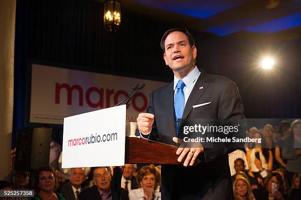 Marco Rubio Announces 2016 Presidential Bid At The Freedom Tower In Miami, FL