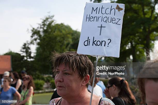 On 4th July 2015 in The Hauge, Netherlands, a silent march is organised for the death of Mitch Henriquez who died in police custody the previous...