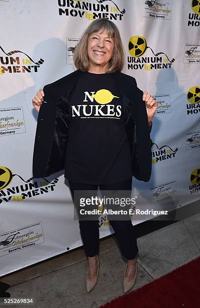 Actress Mmii Kennedy attends the Atomic Age Cinema Fest Premiere of "The Man Who Saved The World" at Raleigh Studios on April 27, 2016 in Los...