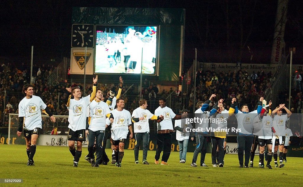 Fussball: DFB Pokal 03/04, Viertelfinale, Alemannia Aachen-FC Bayern Muenchen