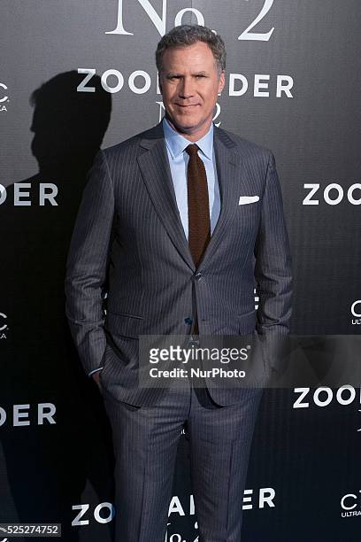 Will Ferrell attends the Madrid Fan Screening of the Paramount Pictures film 'Zoolander No. 2' at the Capitol Theater on February 1, 2016 in Madrid,...