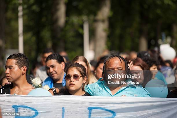 On 4th July 2015 in The Hauge, Netherlands, a silent march is organised for the death of Mitch Henriquez who died in police custody the previous...