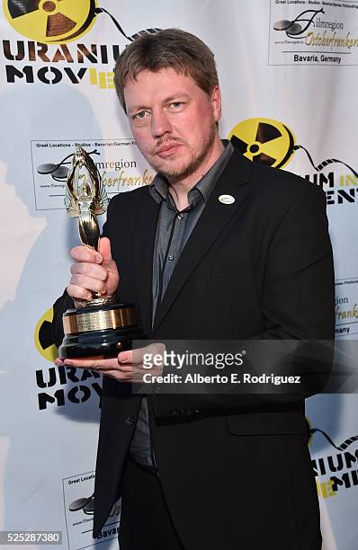 Director Michael von Hohenberg attends the Atomic Age Cinema Fest Premiere of "The Man Who Saved The World" at Raleigh Studios on April 27, 2016 in...