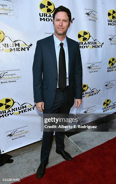 Actor Will Beinbrink attend the Atomic Age Cinema Fest Premiere of "The Man Who Saved The World" at Raleigh Studios on April 27, 2016 in Los Angeles,...