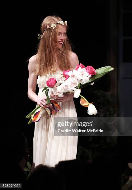 Genevieve Angelson during the Broadway Opening Night Performance of 'Vanya and Sonia and Masha and Spike' at the Golden Theatre in New York City on...