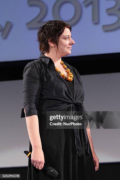 Cecilia Strada during the Taormina Film Fest, at the Teatro Antico, in Taormina, Sicily , on June 17, 2013. The 59th edition of the Taormina Film...