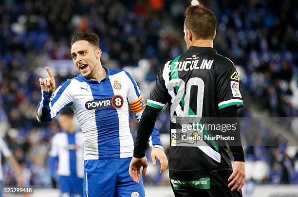 February 27- SPAIN: Luis Garcia in the match between RCD Espanyol and Cordoba CF, for week 25 of the spanish Liga BBVA match, played at the Power8...