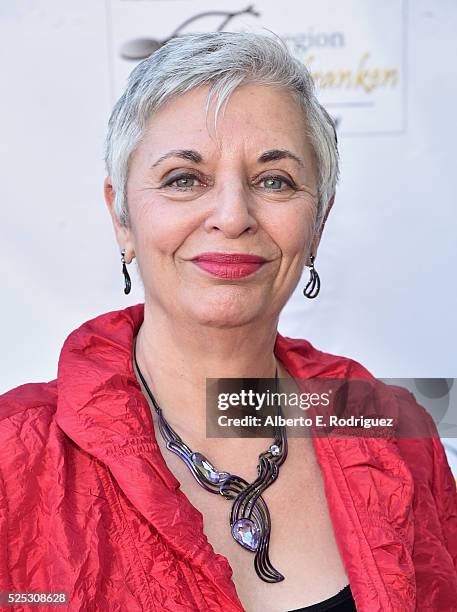 Radio host Libbe HaLevy attend the Atomic Age Cinema Fest Premiere of "The Man Who Saved The World" at Raleigh Studios on April 27, 2016 in Los...