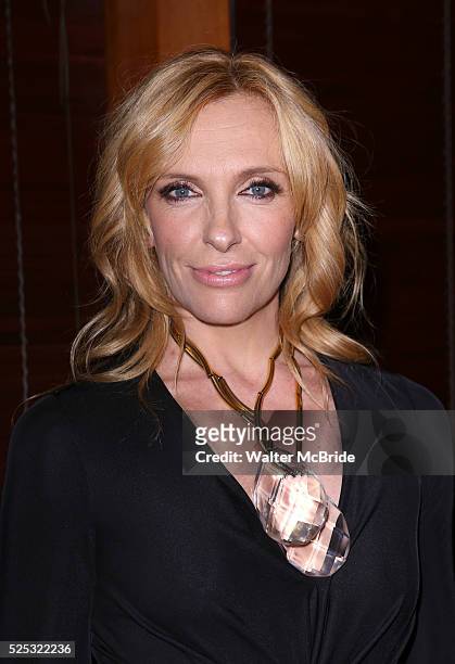 Toni Collette attends the Broadway Opening Night Performance After Party for 'The Realistic Joneses' at the The Red Eye Grill on April 6, 2014 in New...