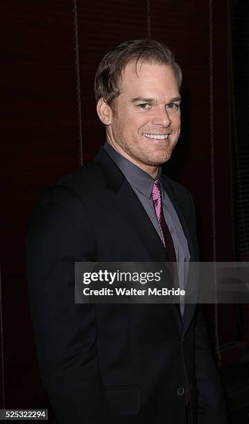 Michael C. Hall attends the Broadway Opening Night Performance After Party for 'The Realistic Joneses' at the The Red Eye Grill on April 6, 2014 in...