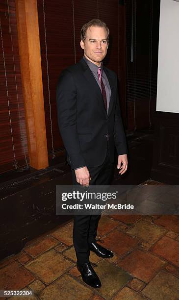 Michael C. Hall attends the Broadway Opening Night Performance After Party for 'The Realistic Joneses' at the The Red Eye Grill on April 6, 2014 in...