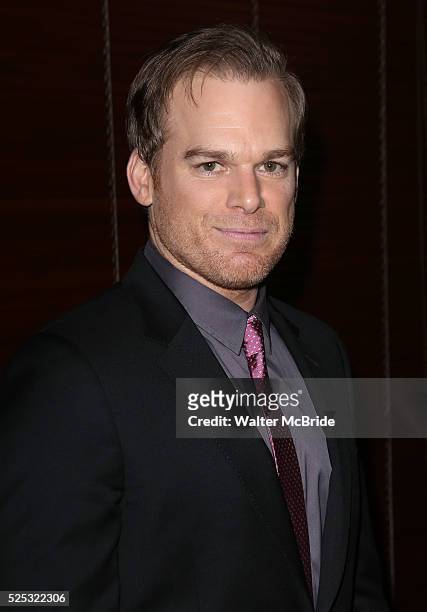 Michael C. Hall attends the Broadway Opening Night Performance After Party for 'The Realistic Joneses' at the The Red Eye Grill on April 6, 2014 in...