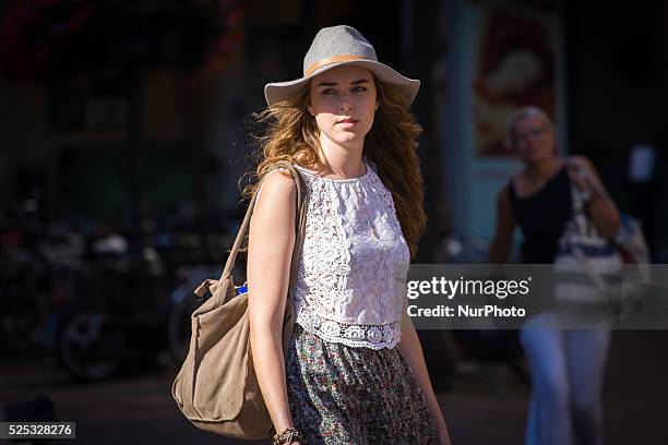 The Netherlands, on August 6, 2015. Summer is Back. Temperatures are increasing again after a short, cold spell. Temperatures will be reaching 27...