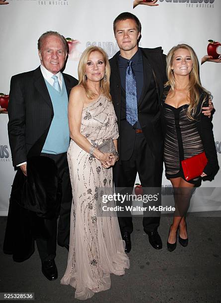 Frank Gifford, Kathie Lee Gifford, Cody Gifford, Cassidy Gifford attending the Broadway Opening Night Performance After Party for 'Scandalous The...