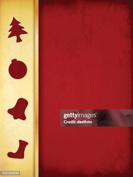 christmas greetings - wine list stock illustrations
