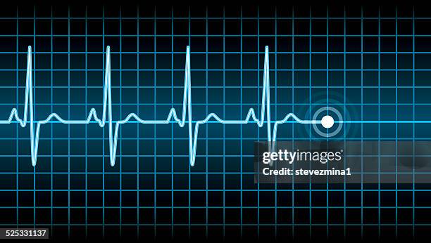 herzschlag - herzton abhören stock-grafiken, -clipart, -cartoons und -symbole