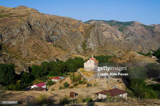 armenia arzebaijan  nagorno-karabakh - nagorno karabakh church stock pictures, royalty-free photos & images