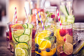 Variation of Infused Water with Fresh Fruits