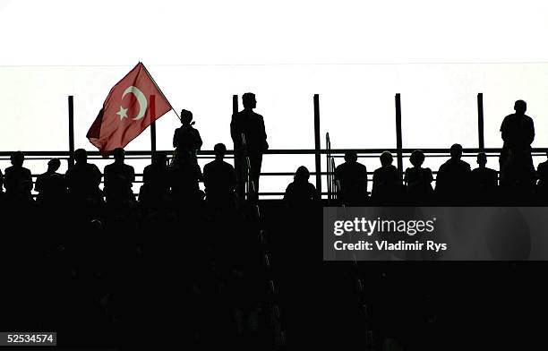 Fussball: Testspiel 2004, Koeln; 1. FC Koeln - Fenerbahce Istanbul; Spezial Fans Fenerbahce Istanbul 25.07.04.