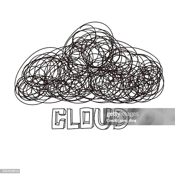 cloud - cloud transparent stock illustrations