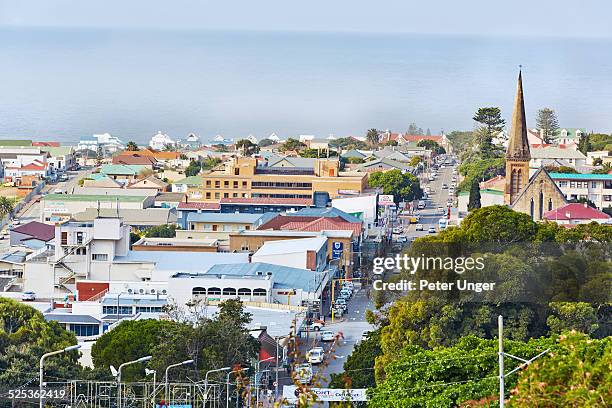 the streets of mossel bay on the garden route - western cape province stock pictures, royalty-free photos & images