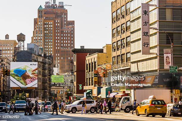 chinatown, canal street - canal street new york foto e immagini stock