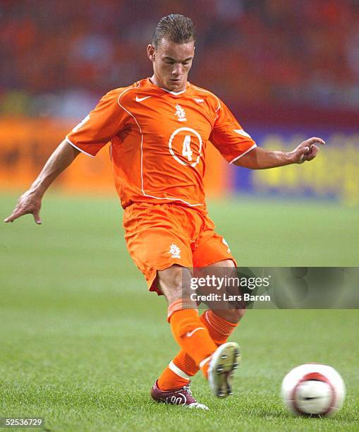 Fussball: WM Qualifikation 2004, Amsterdam; Niederlande 0; Wesley SNEIJDER / NED 08.09.04.